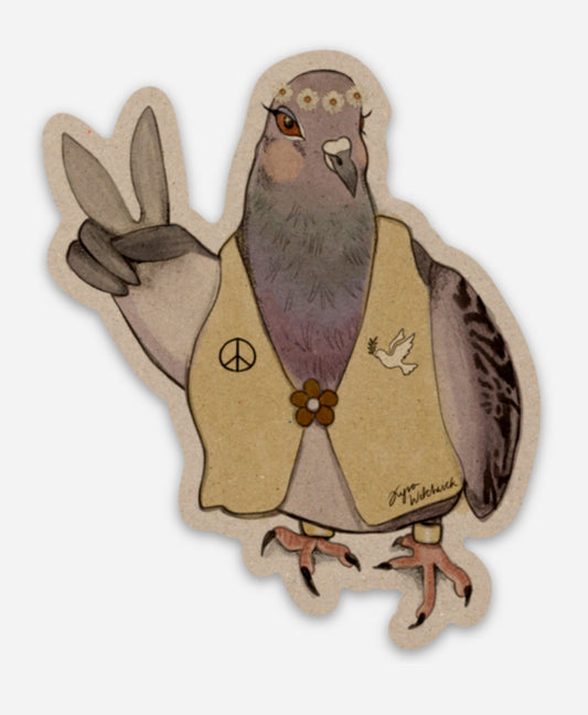 Peace Dove sticker (10 pack)